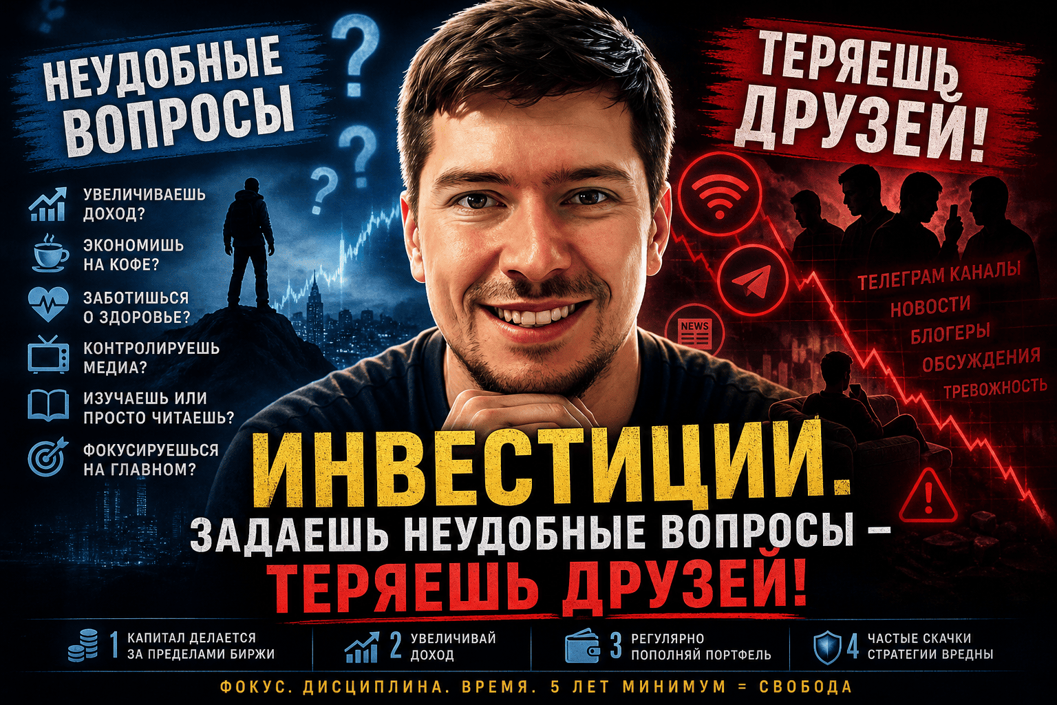 Инвестиции. Задаешь неудобные вопросы — теряешь друзей