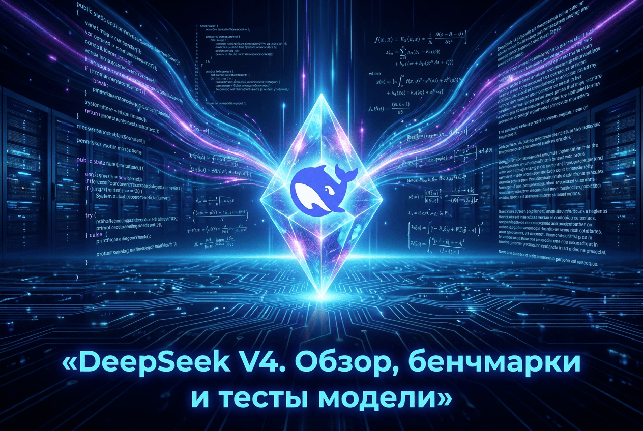 DeepSeek V4: Обзор нейросети, бенчмарки и тесты