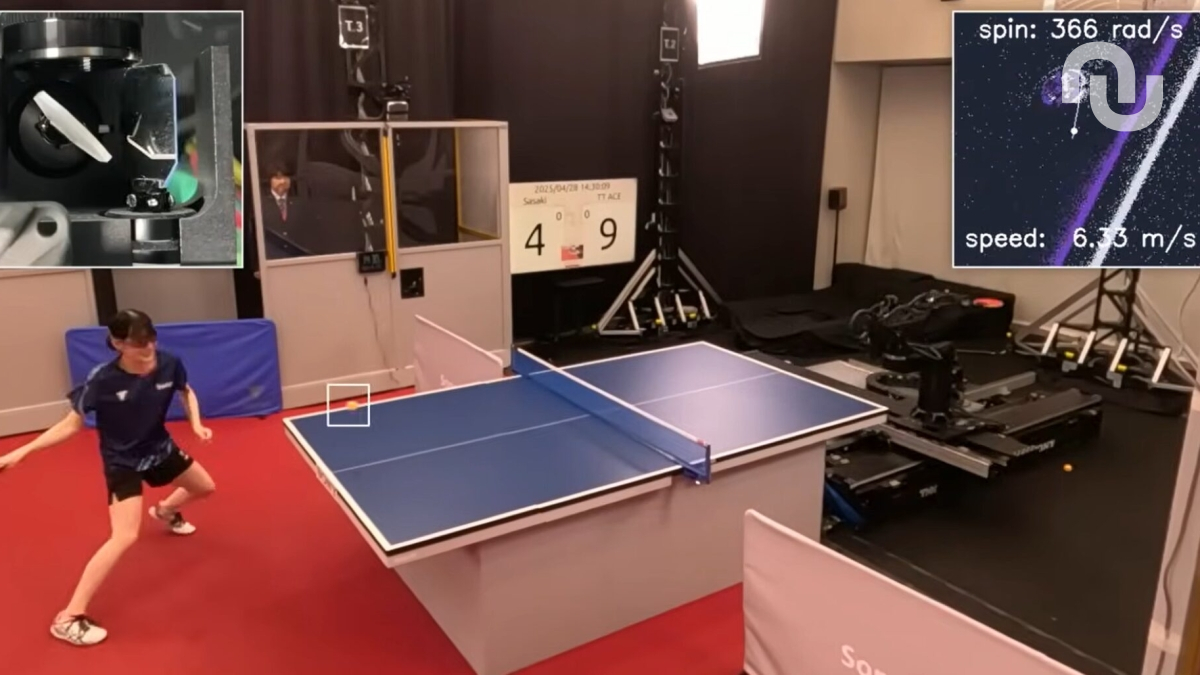 Un robot de Sony bat l’élite des pongistes