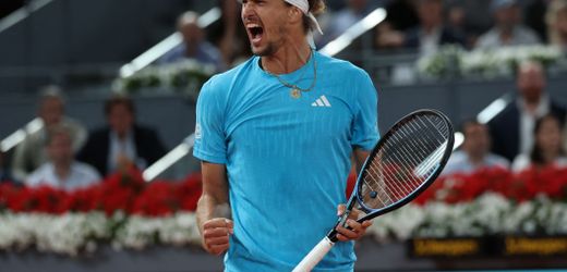 Tennis: Alexander Zverev erreicht erstes Finale des Jahres in Madrid
