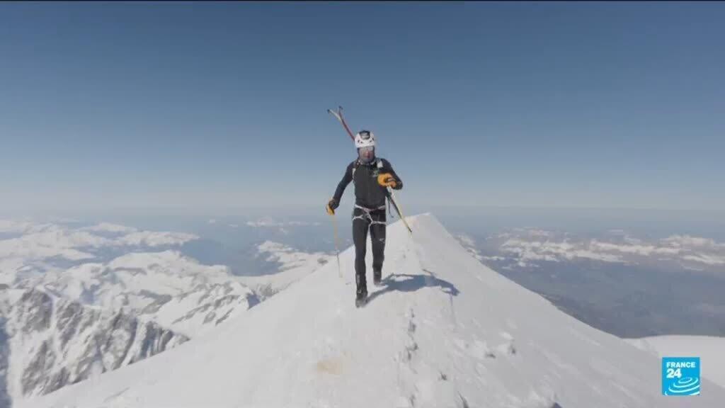 Deux Français ont battu le record du monde de l'aller-retour Chamonix-Mont Blanc