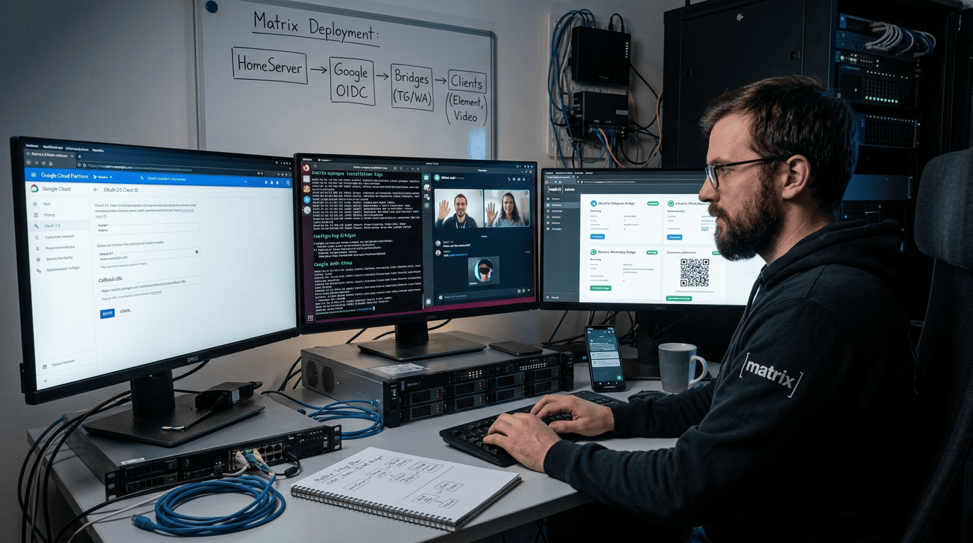 Настраиваем Matrix сервер