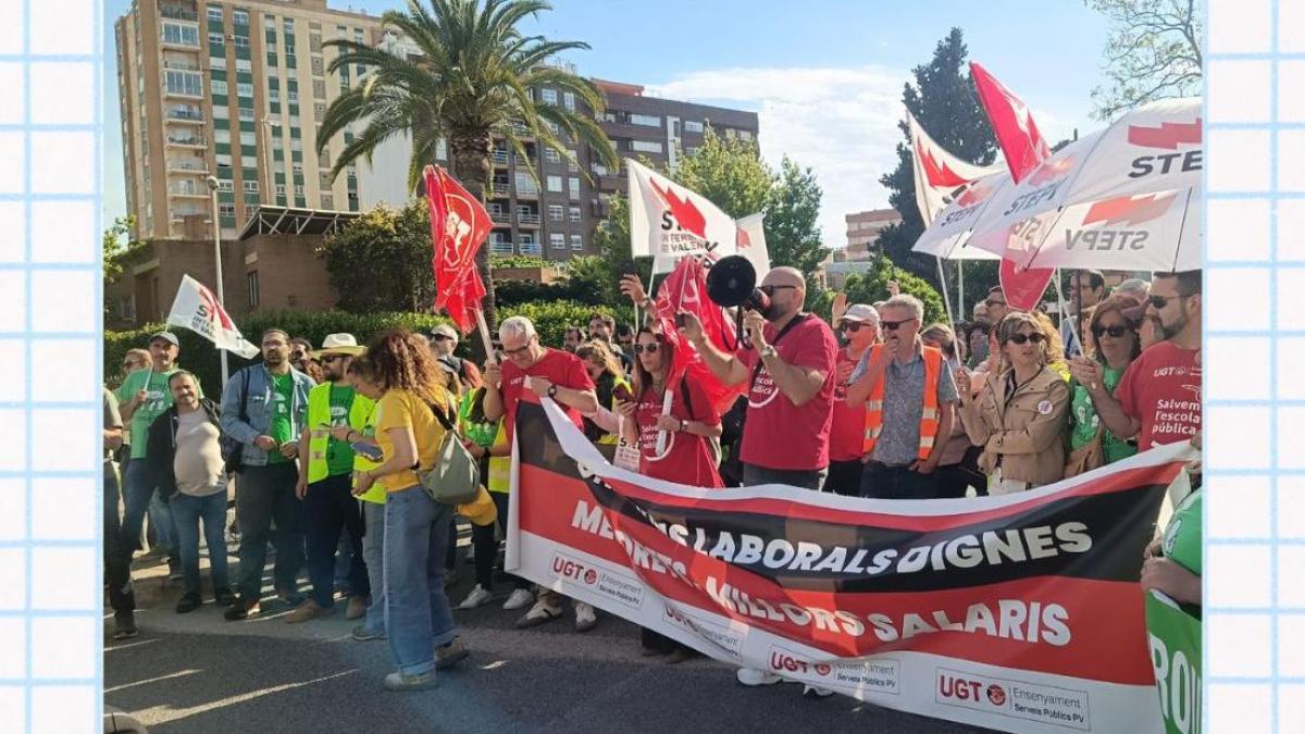 Qué quieren los sindicatos para evitar la huelga en la educación pública valenciana