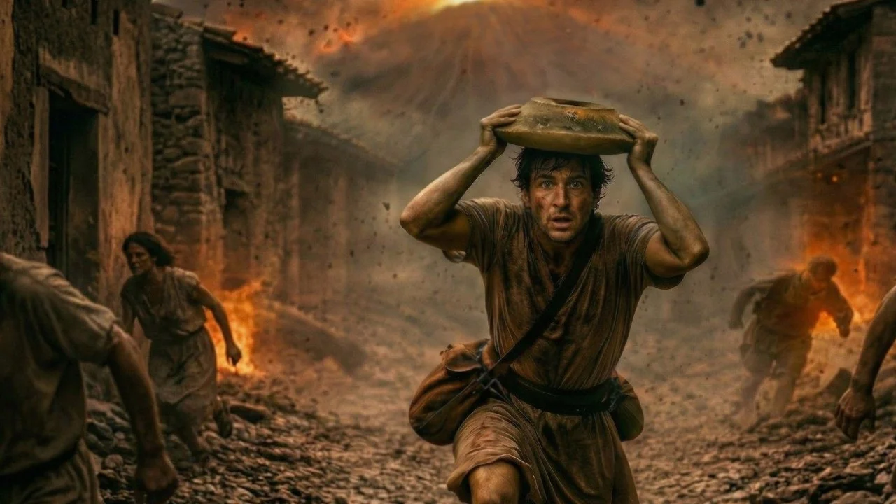 Archaeologists use AI to reconstruct Pompeii victim’s face and final moments