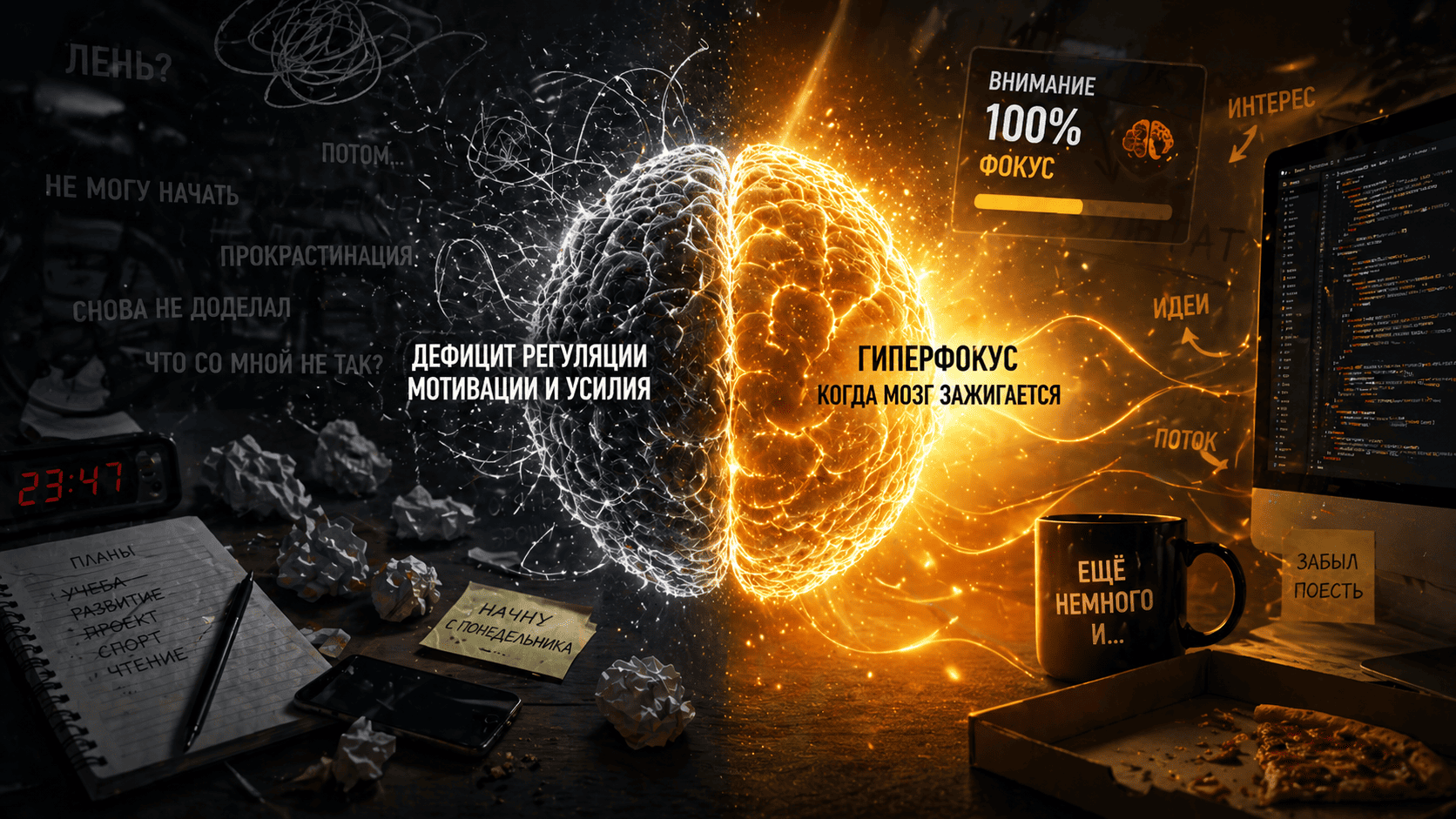 Я думал, что просто не могу найти себя — пока не разобрался, как на самом деле работает СДВГ