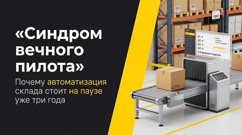 Синдром вечного пилота: почему автоматизация склада стоит на паузе уже три года