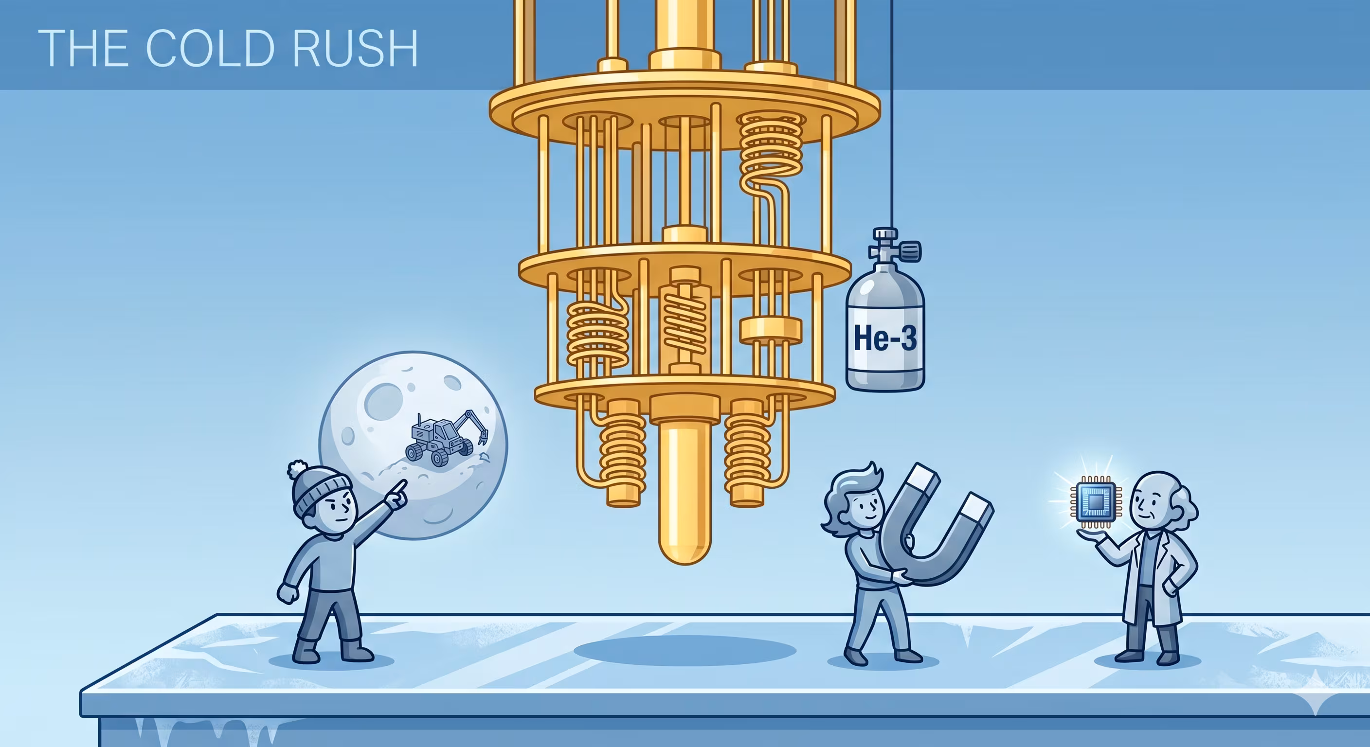 양자컴 냉각 전쟁 ‘콜드 러시(Cold Rush)’