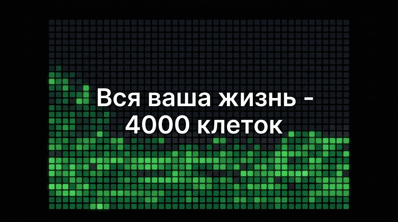Вся ваша жизнь помещается в 4000 клеток. Добавим GitHub‑коммиты, среднюю продолжительность жизни и 21 фактор смертности