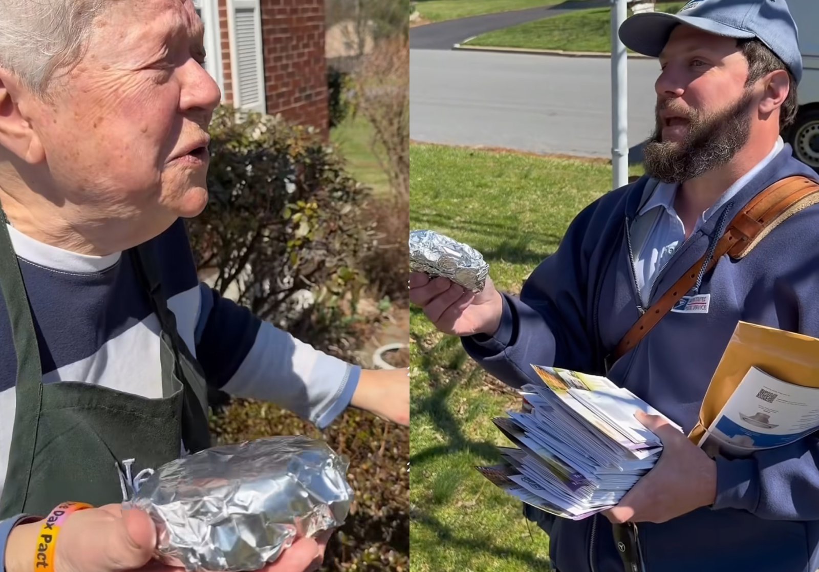 “직접 만든 따뜻한 한 끼”…우편배달부 감동시킨 美 할머니 샌드위치