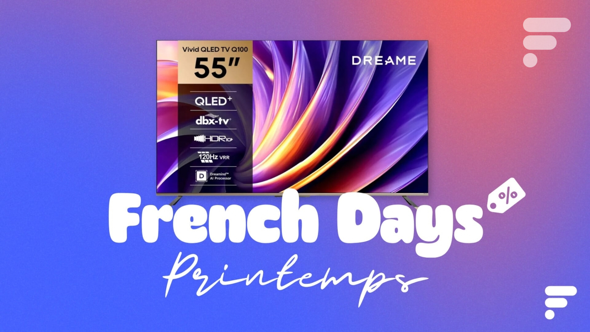 C’est le moment de découvrir le nouveau TV Dreame (55″, QLED, HDR10) en promotion durant les French Days