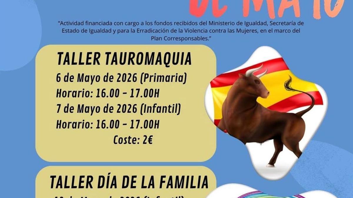 Piden retirar los fondos del Ministerio de Igualdad a un pueblo toledano por un taller infantil de tauromaquia