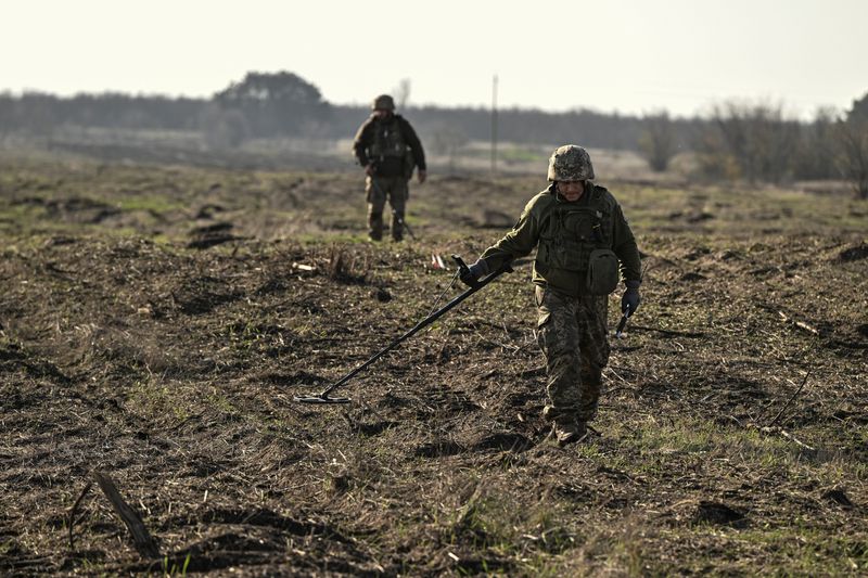 Man, machine and AI combine in battle to clear Ukraine of mines