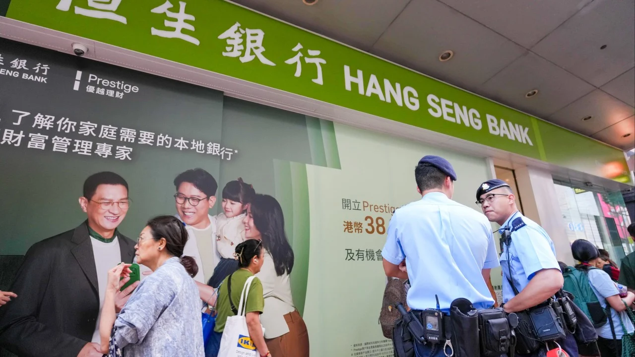 Hong Kong police arrest man after attempted armed bank robbery in Causeway Bay