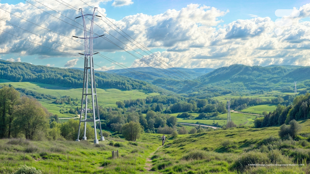 Les pylônes électriques nouvelle génération débarquent en France : voici à quoi ils ressemblent