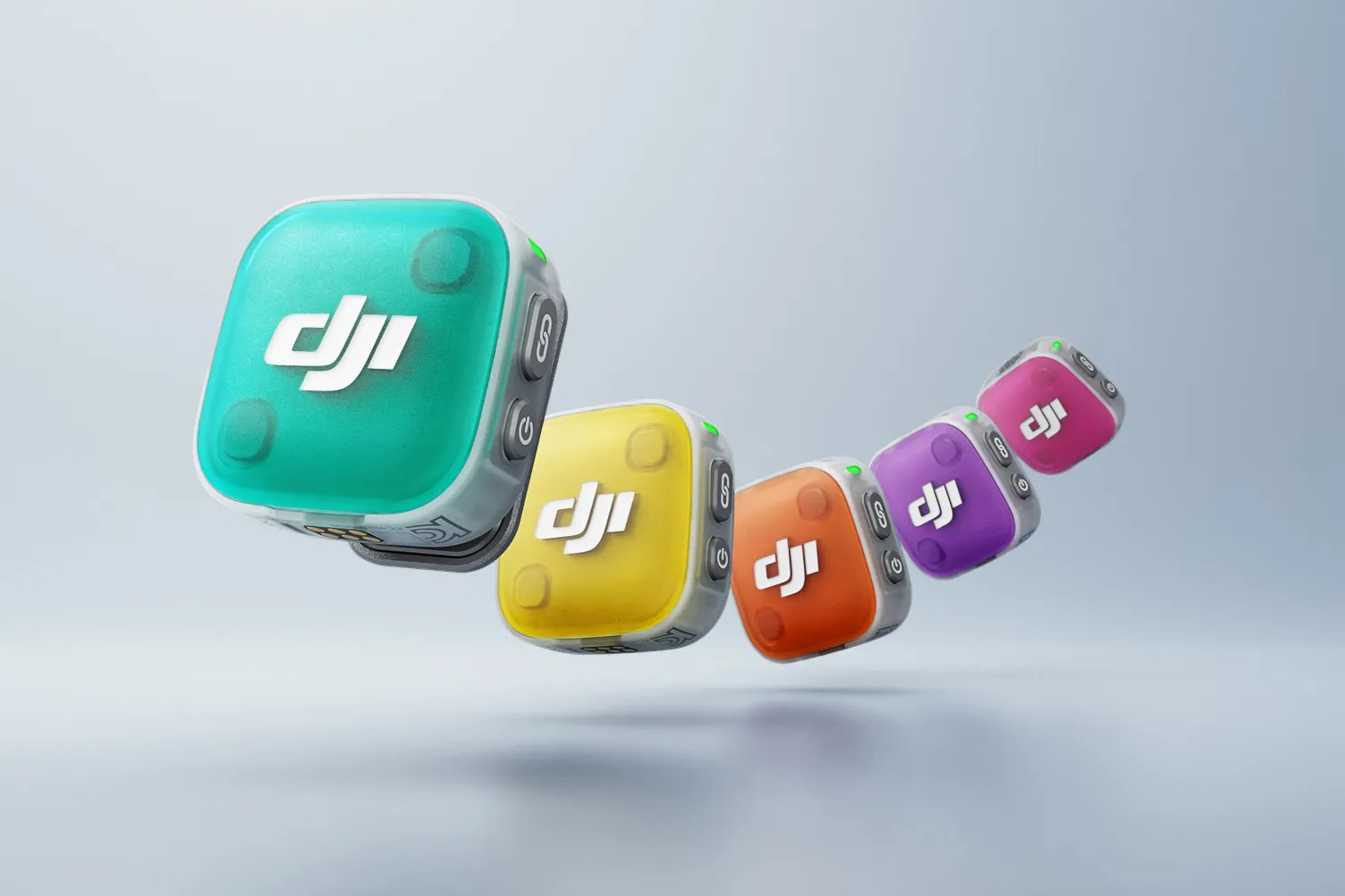 DJI’s new Mic Mini 2 adds colorful covers to help them blend in