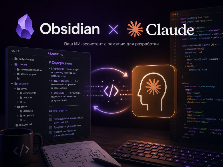Разработка с Obsidian + Claude. Практический гайд
