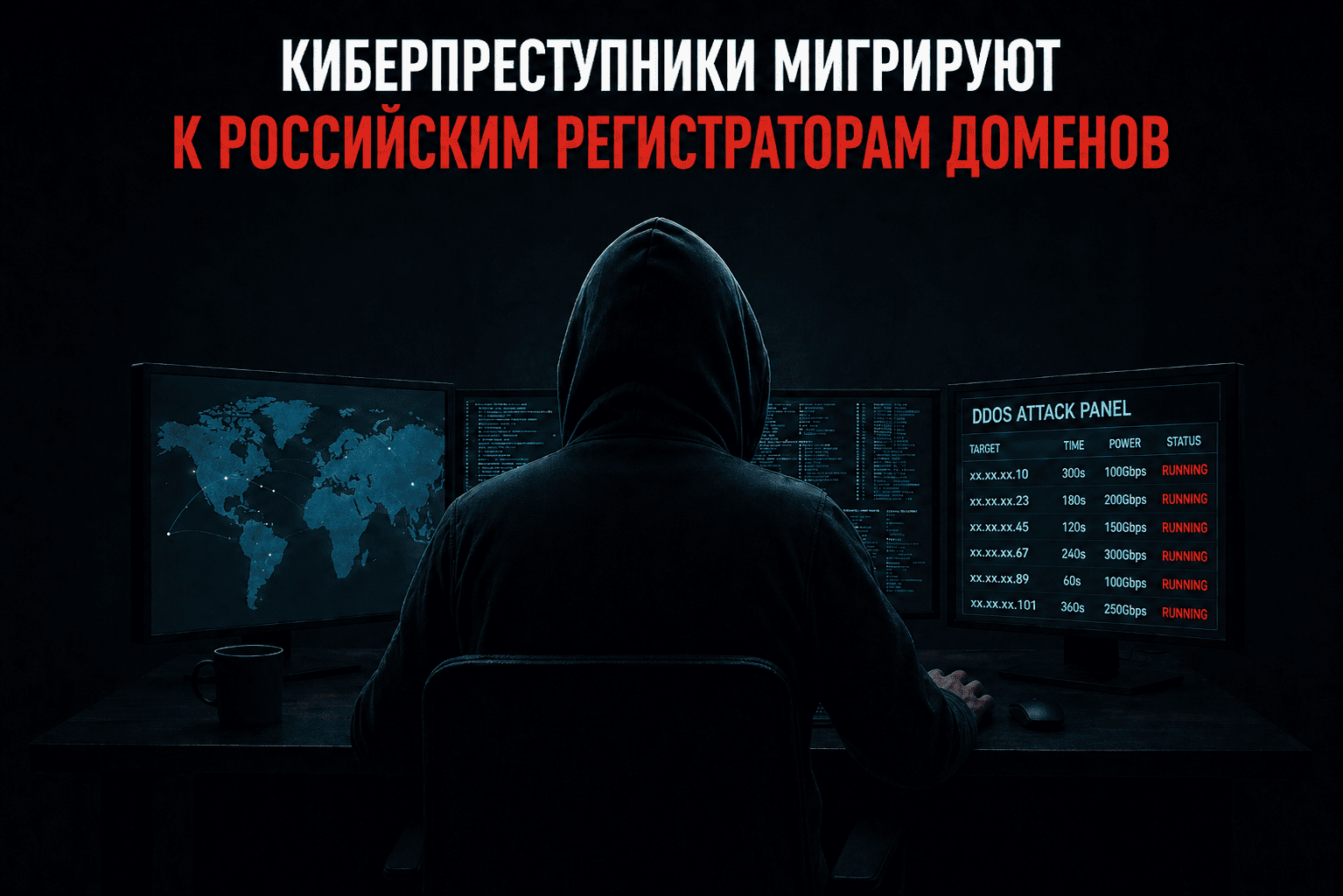Российская инфраструктура стала тихой гаванью для киберпреступников. Причем тут Руцентр, Рег.Ру и DDoS-Guard?