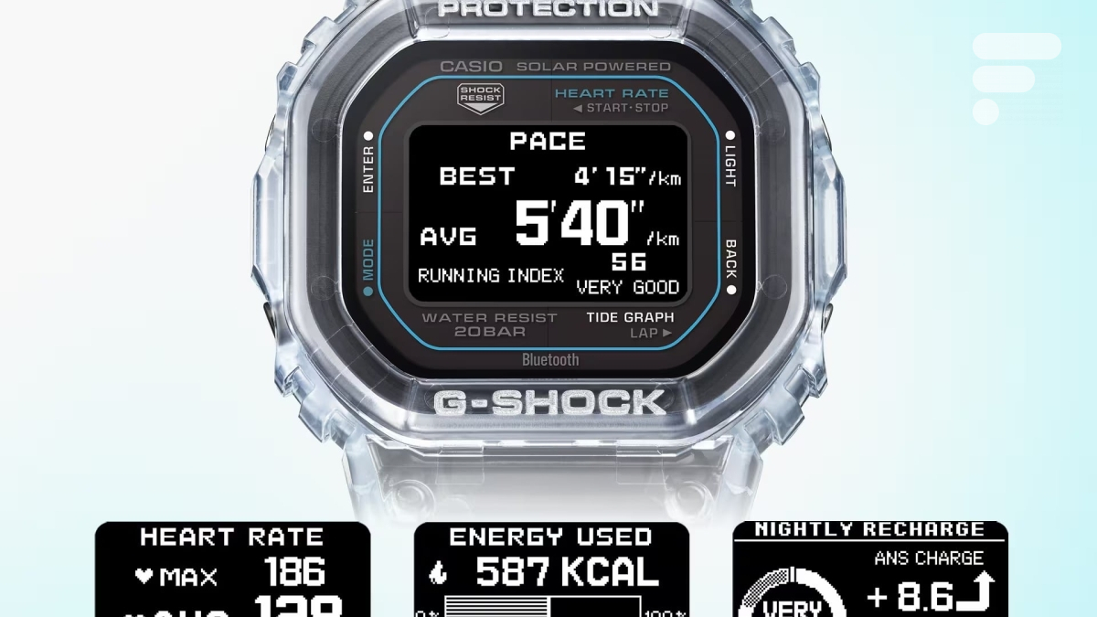 Casio G-Shock x Polar : 11 mois d’autonomie, montre de surf, coach fitness cardio, étanche 200 mètres