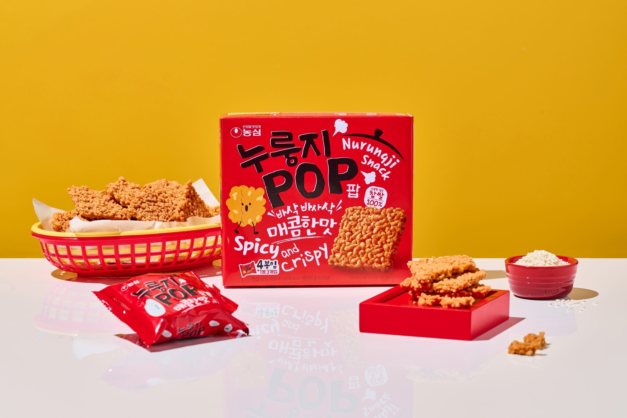 농심, ‘누룽지팝 매콤한맛’ 출시