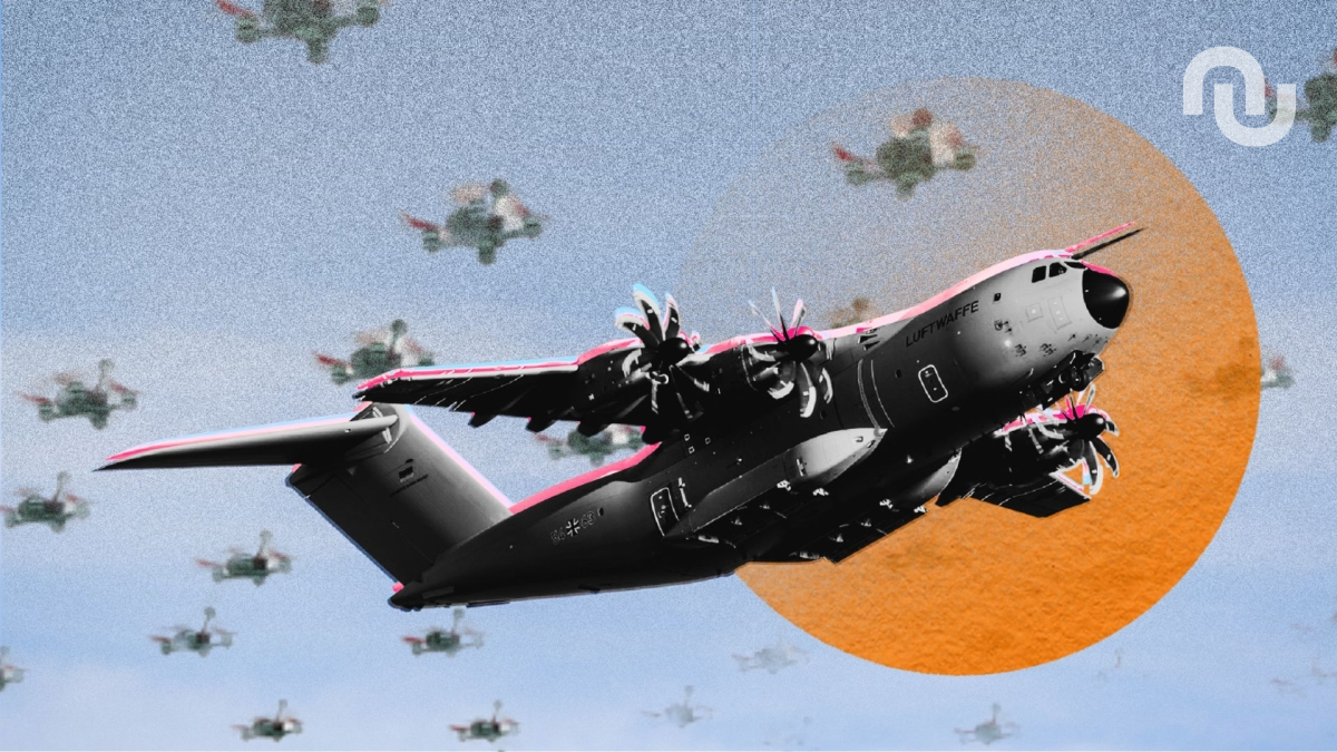 50 drones lâchés en plein vol : la future arme impressionnante de l’Airbus A400M