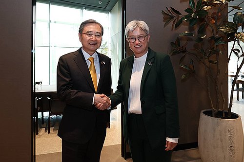 (LEAD) Top diplomats of S. Korea, Australia to hold talks this week amid Mideast crisis