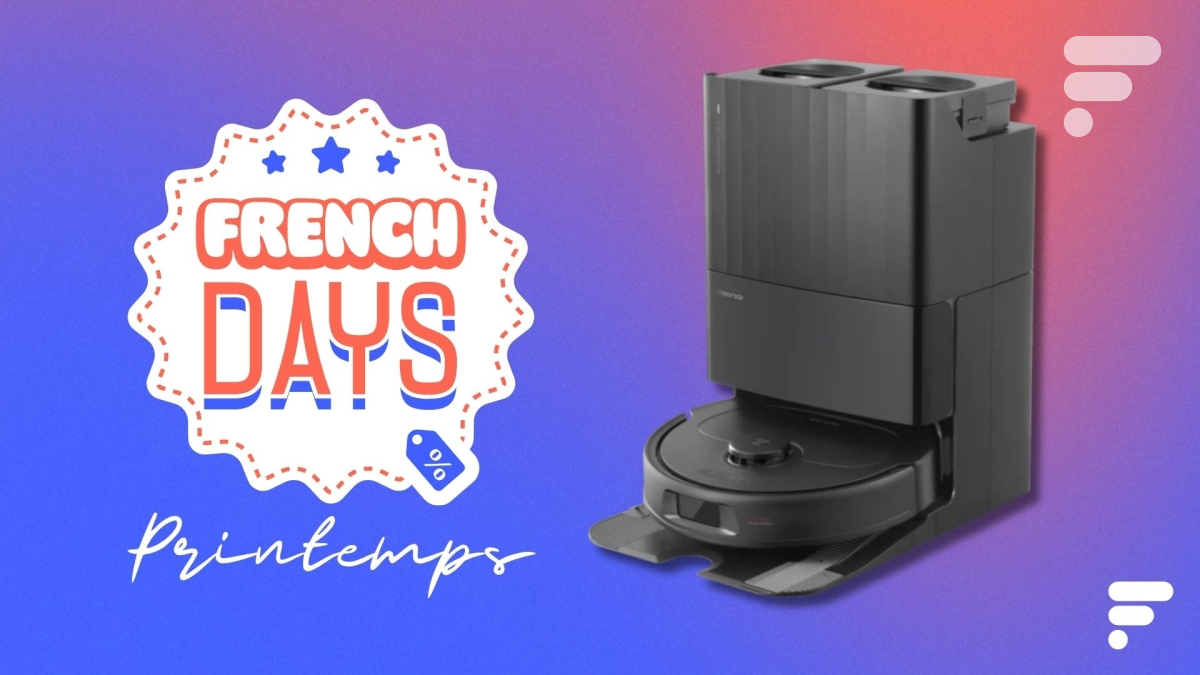 Un robot aspirateur-laveur avec une station qui lave et sèche les serpillières à moins de 500 € ? C’est possible pendant les French Days