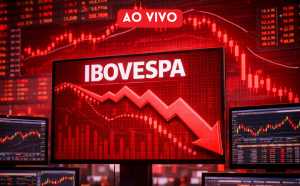 Ibovespa Hoje Ao Vivo: Bolsa cai 1% e perde os 188 mil pontos; PETR4 sobe