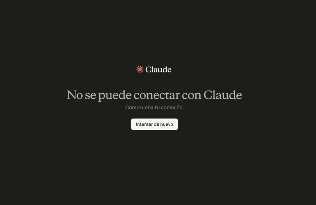 Claude está caído: el chatbot no funciona y Anthropic dice que está investigando un problema [Actualizado]