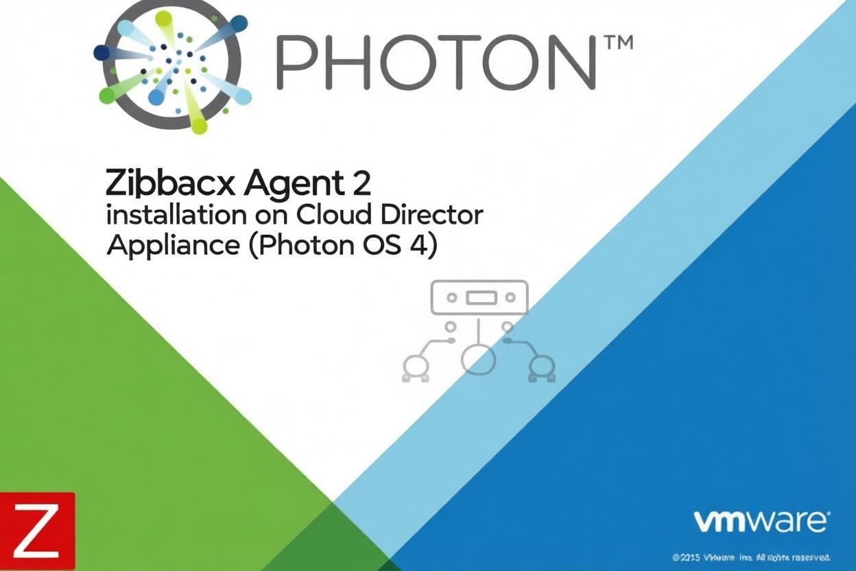 Установка Zabbix Agent 2 на Cloud Director Appliance (Photon OS 4)