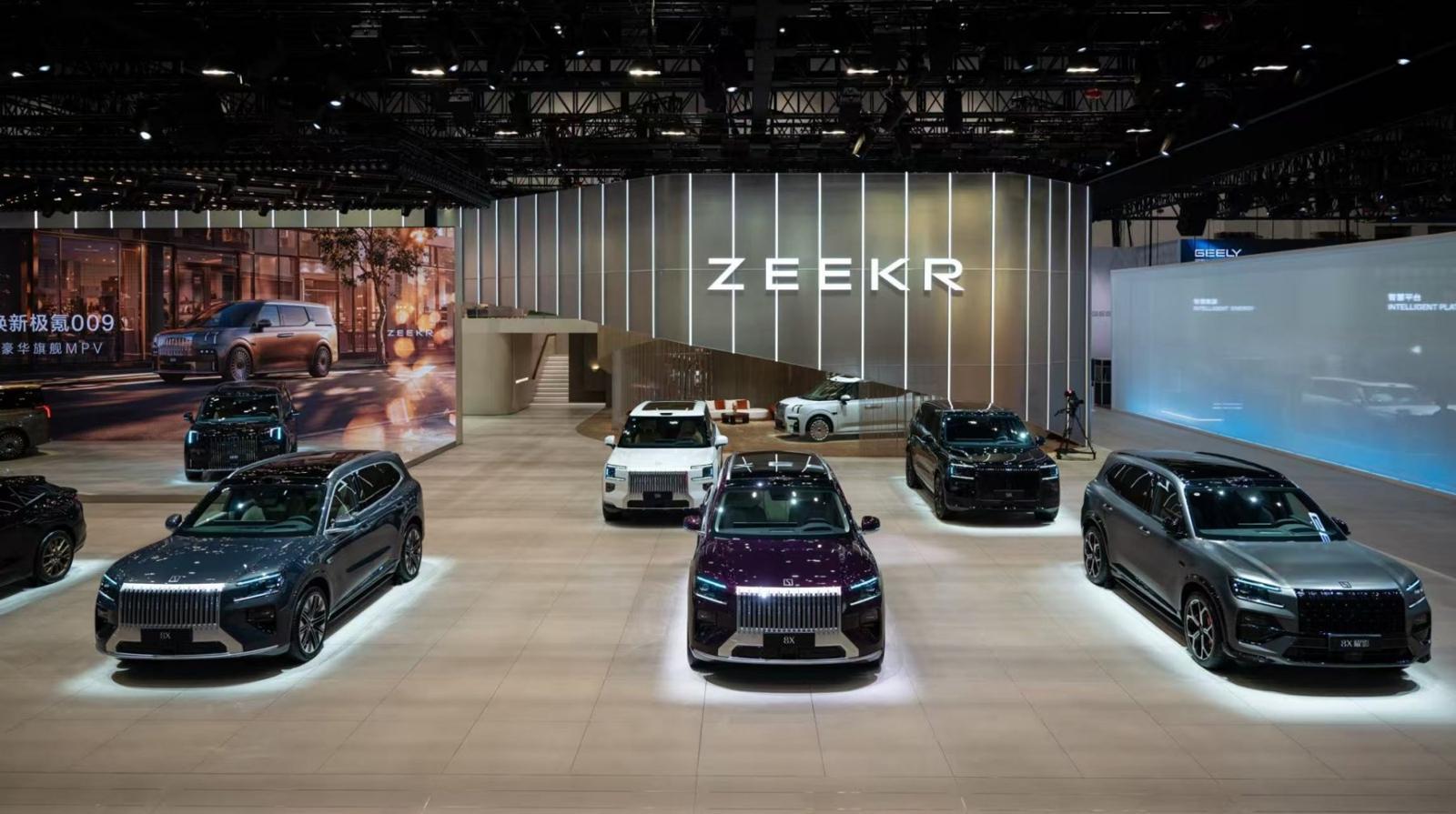 국내 진출 임박 지커…오토차이나서 최신 라인업과 기술 선봬