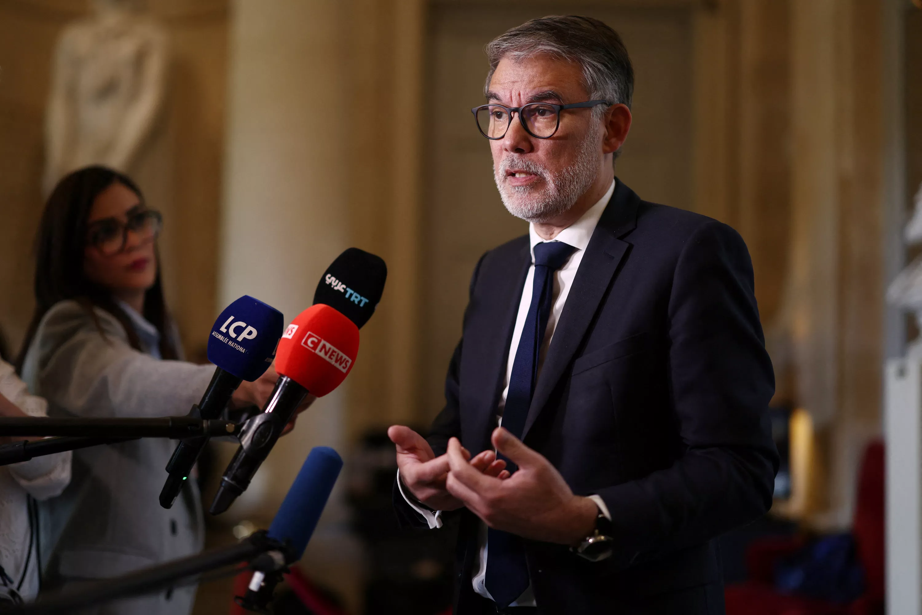 Le socialiste Olivier Faure dénonce «l’indécence» des «surprofits» de TotalEnergies, qu’il veut taxer de 2 milliards