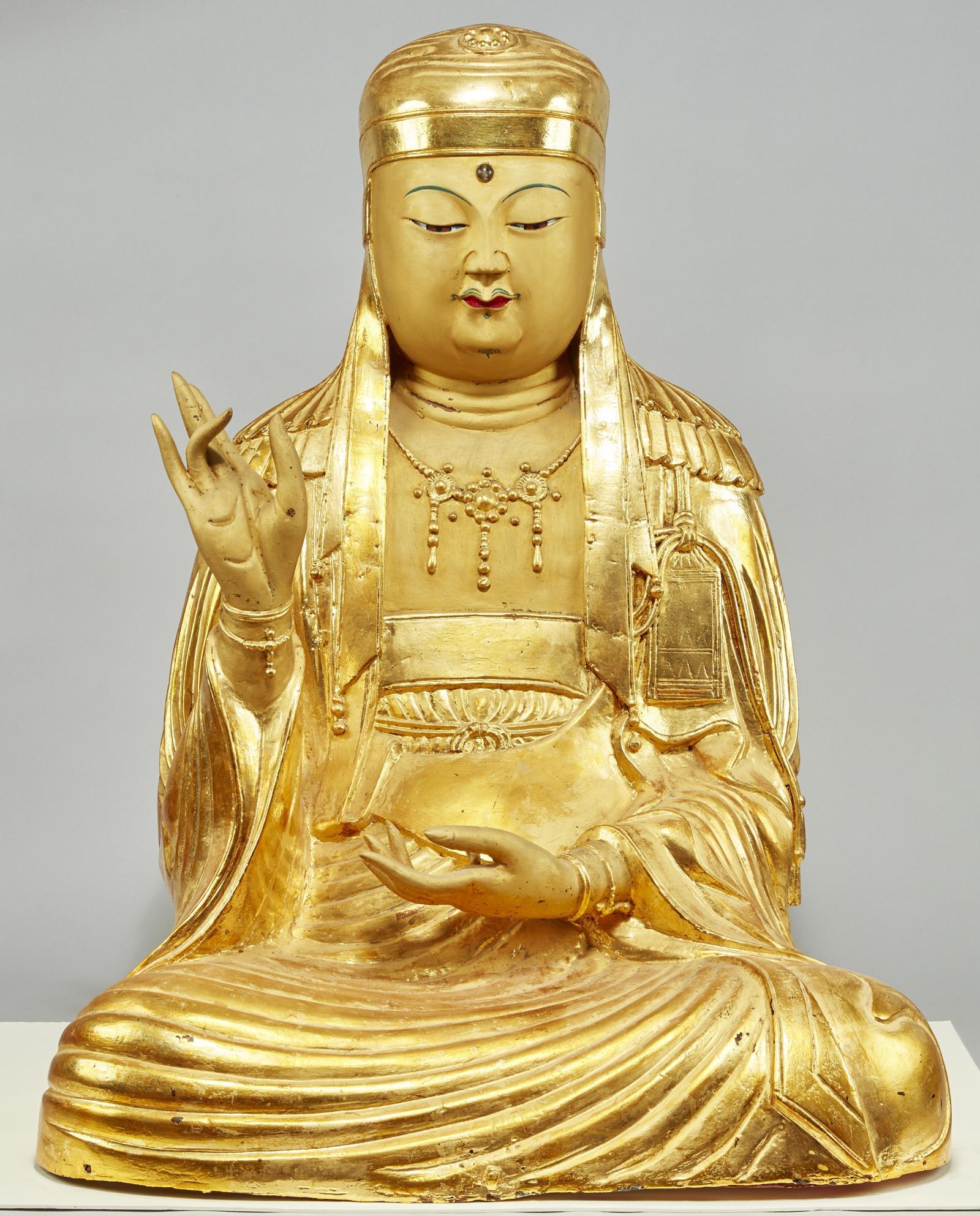 독보적 불교 조각상 ‘삼지장보살상’ 첫 한자리에