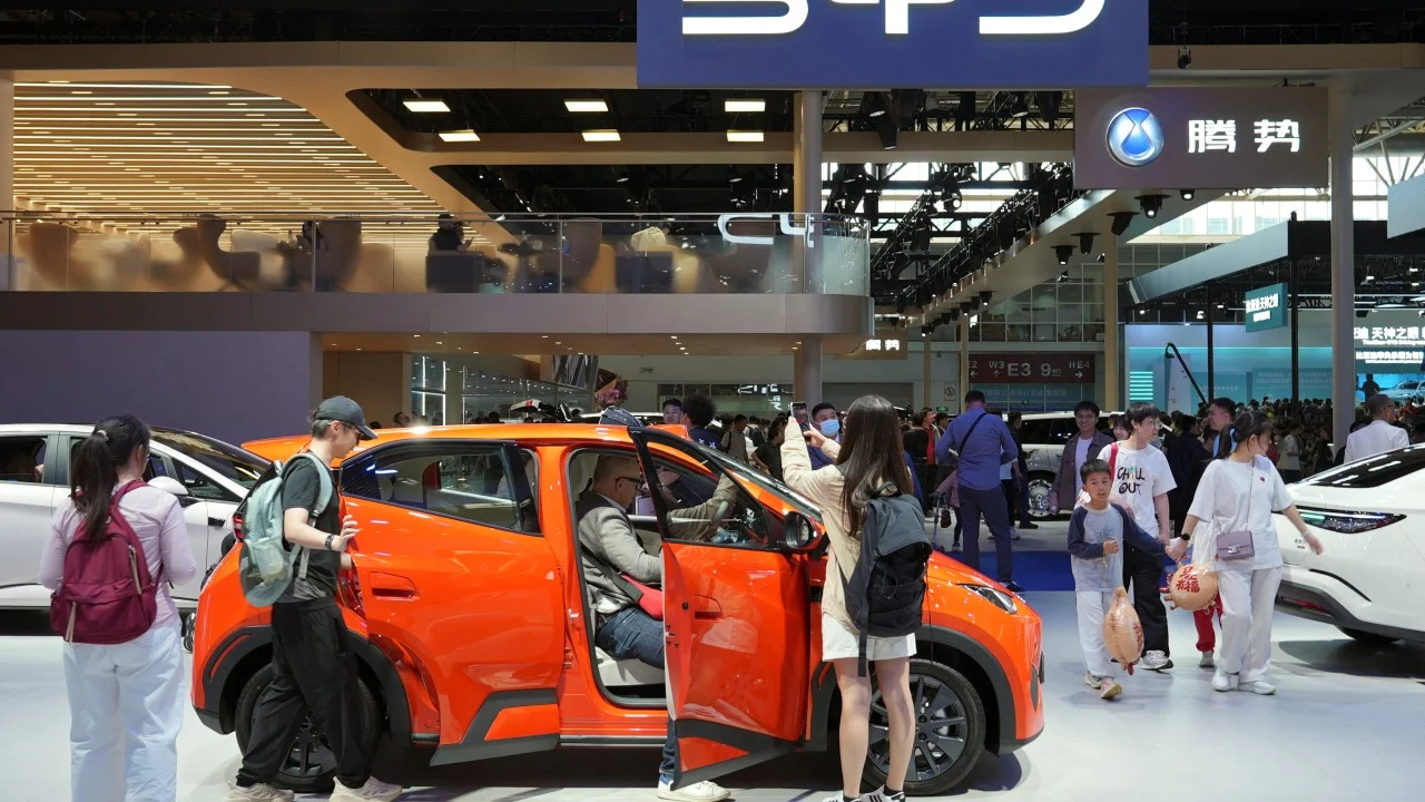 BYD, China’s EV king, posts a 55% slump in first-quarter profit