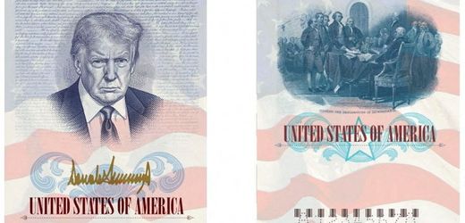 Donald Trump: US-Präsident lässt sein Gesicht auf den US-Reisepass drucken