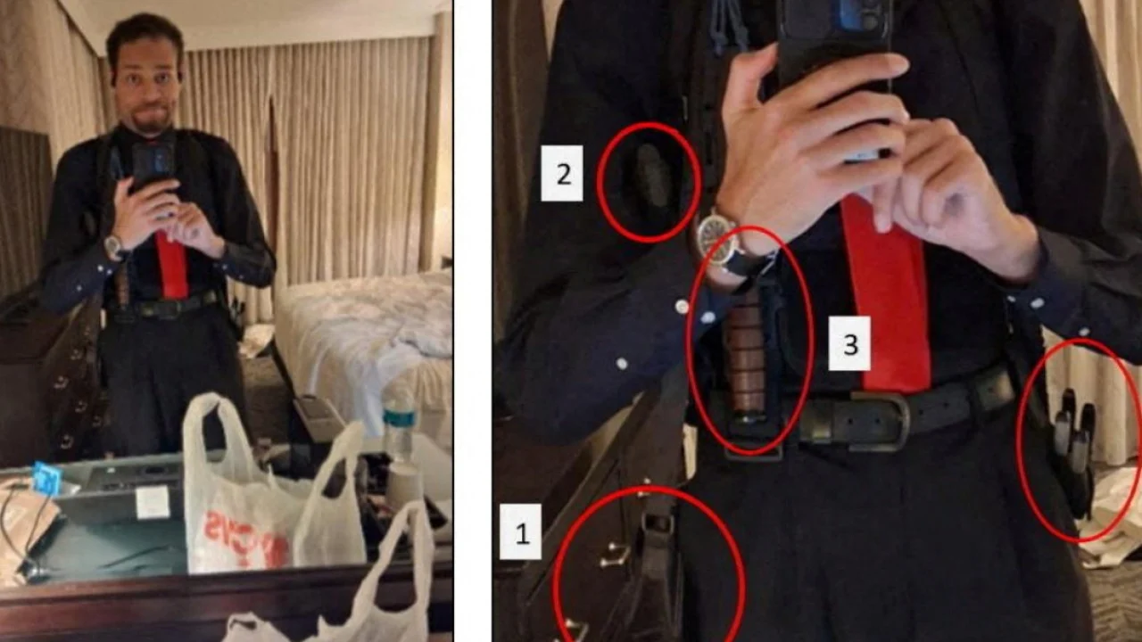Man charged with trying to kill Trump at dinner, took photo with knife in hotel