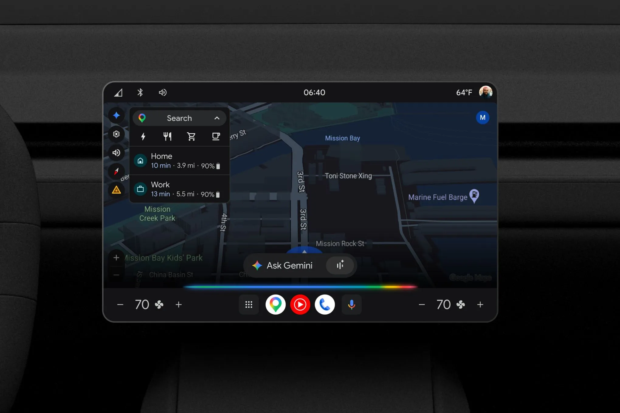 Gemini is rolling out to cars with Google built-in