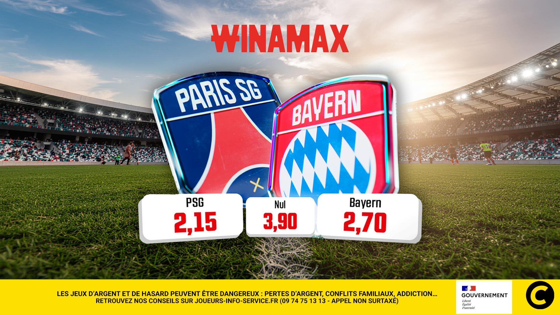 PSG – Bayern : Le grand choc européen boosté par une offre Winamax