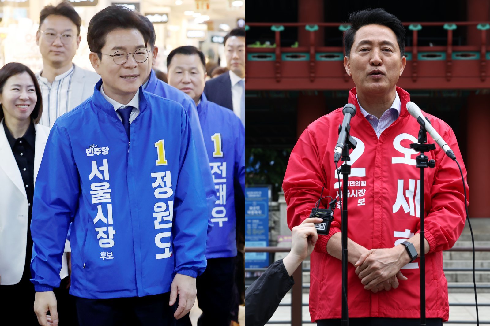 “吳, 선거때마다 불안 자극” “鄭, 박원순 시즌2 논쟁 외면”