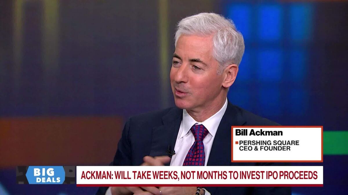 Ackman Says Stocks Above 'Stupidly Cheap' Market Bottom