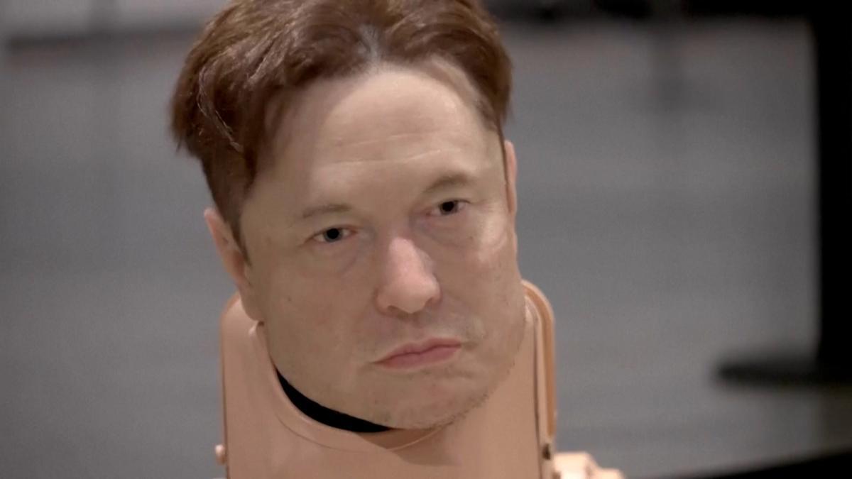 Así son los perros robot con cabezas de Musk, Bezos, Zuckerberg y Warhol