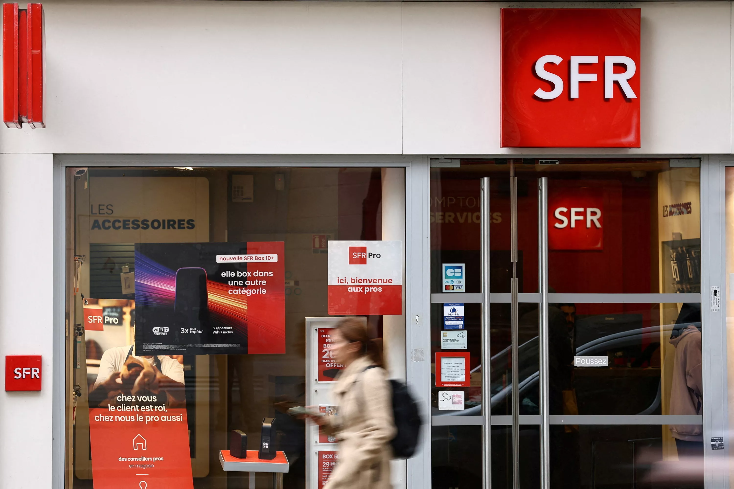Les salariés des boutiques SFR appelés à la grève samedi, en pleines négociations autour du rachat de l’opérateur