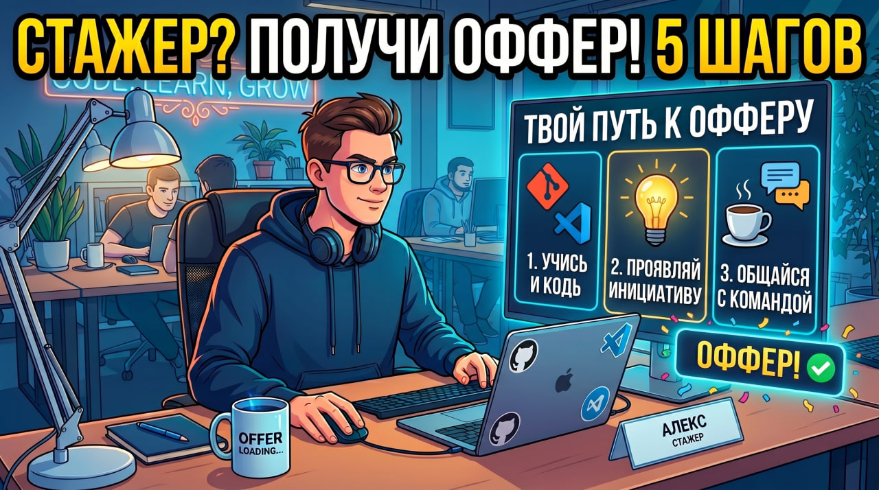 Из стажера в штат: 5 неочевидных правил, которые обеспечат вам оффер