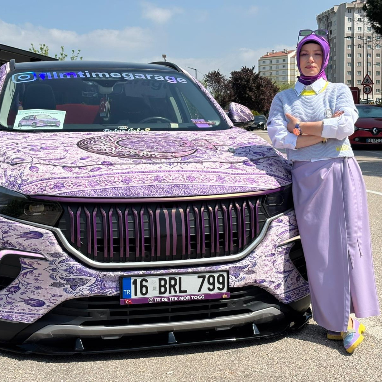 Togg marka araca sıra dışı kaplama!