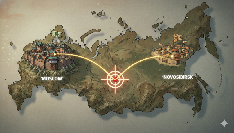 Двойной аркан. Пингуем РФ с двух сторон