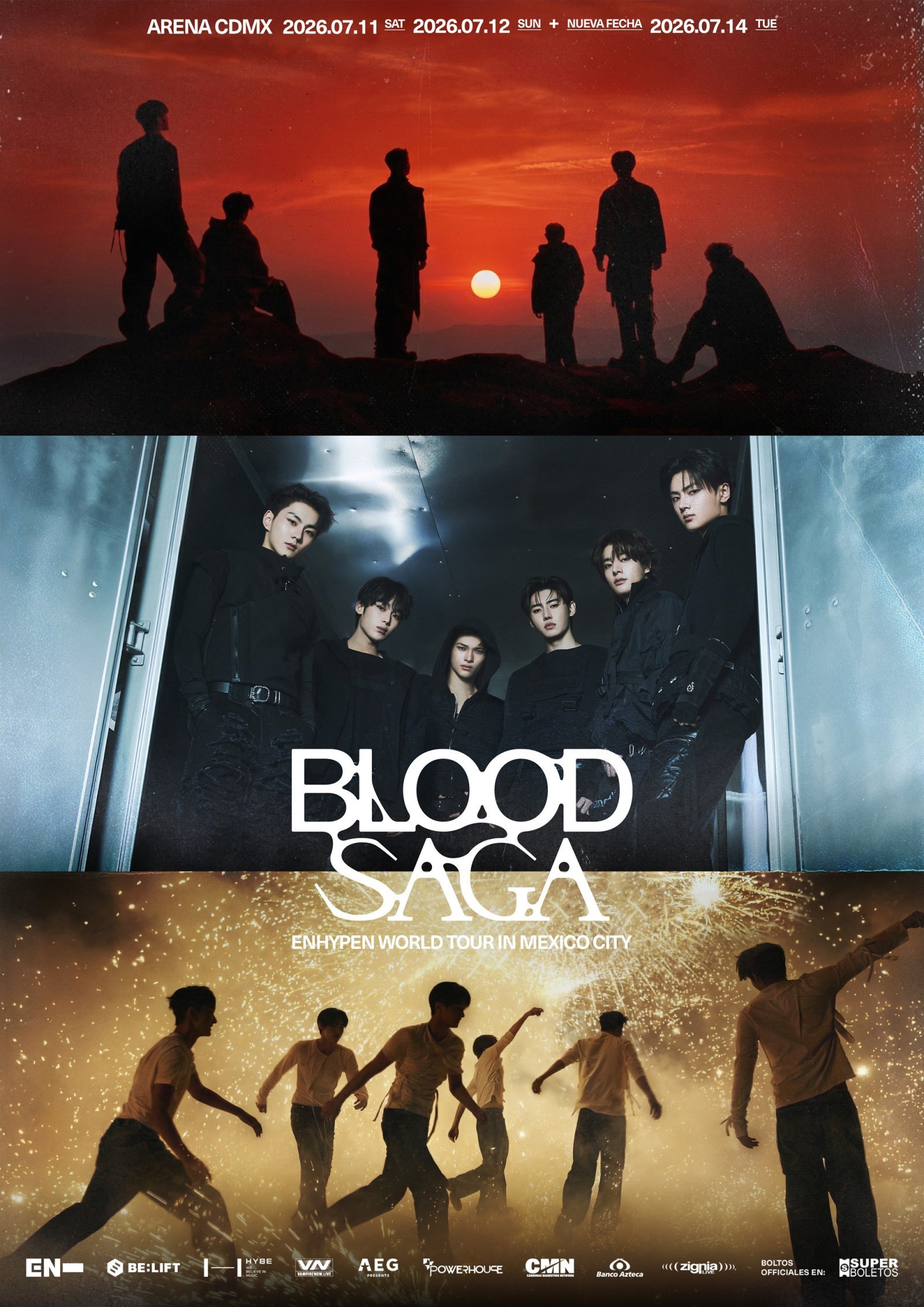 엔하이픈, 멕시코 공연 또 추가…첫 라틴 아메리카 투어에 ‘들썩’