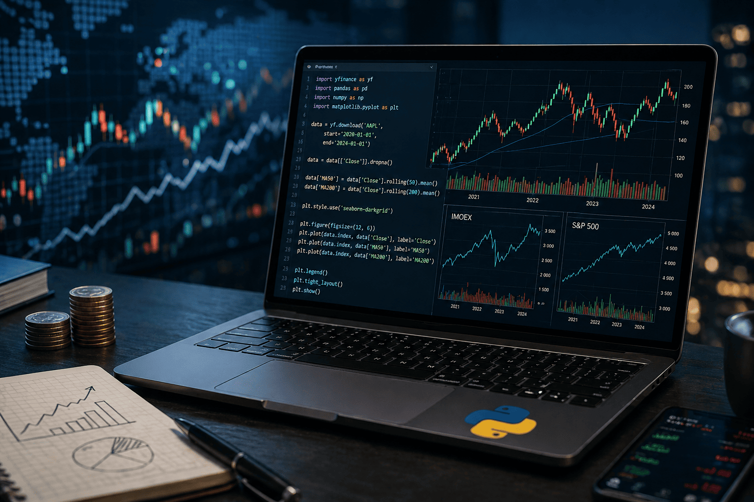 Анализируем финансовые рынки с помощью Python