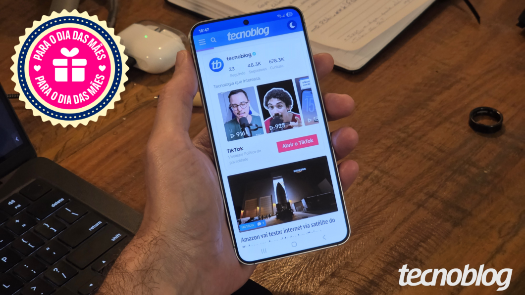 Dia das Mães 2026: Galaxy S25 (256 GB) entra em promoção com 52% OFF na Amazon
