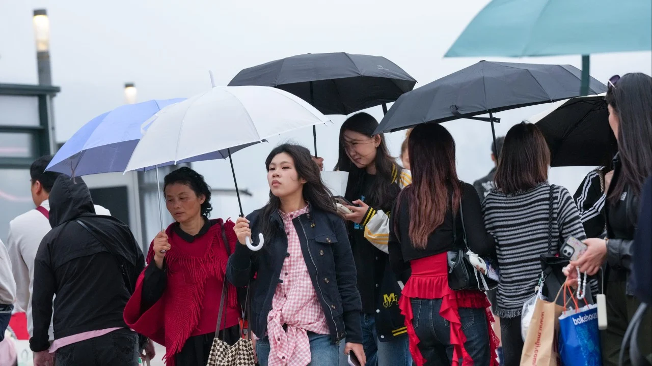 Unstable weather in week ahead, with heavy showers on Wednesday as temperatures drop