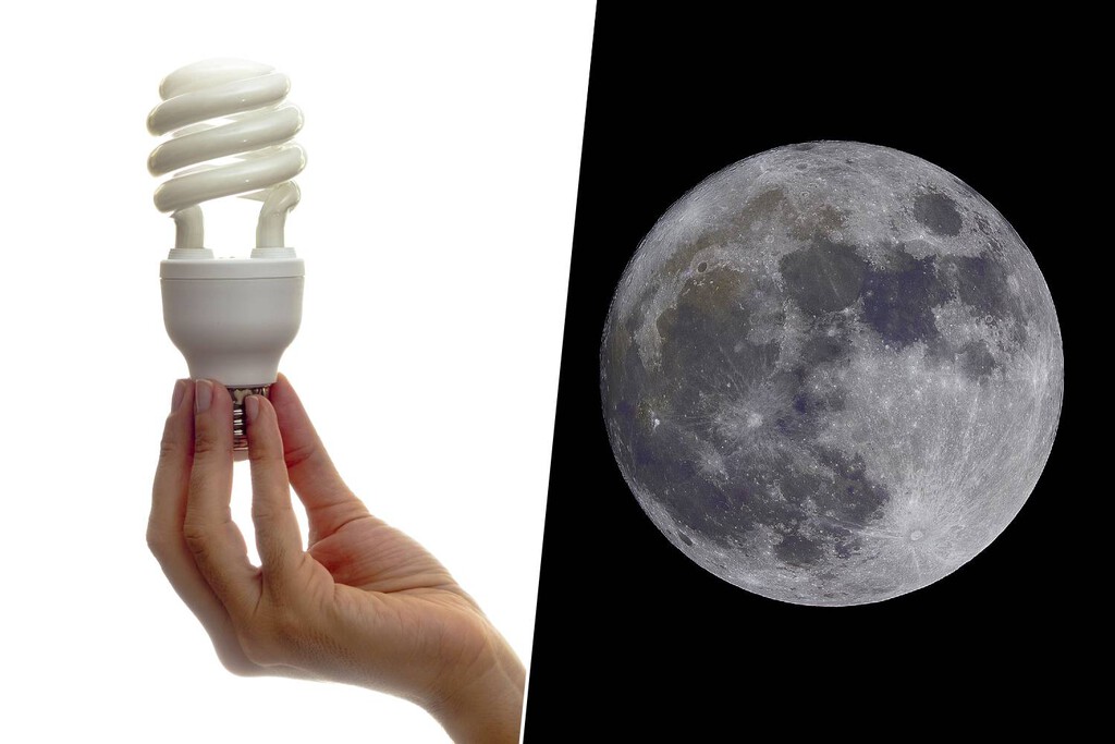 China ha descubierto un nuevo mineral en la Luna. Es tan fluorescente que podría cambiar la forma en la que fabricamos bombillas LED