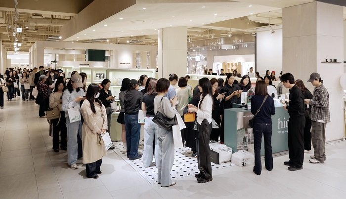 비건 스킨케어 브랜드 히디프, 더현대서울  팝업 스토어 성료